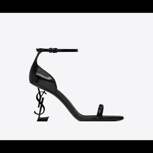YSL OPYUM SANDAL IN PATENT LEATHER